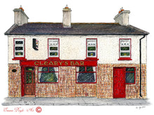 Load image into Gallery viewer, Irish Pub Print - Cleary's Bar, Miltown Malbay, Co. Clare, Ireland