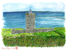 Load image into Gallery viewer, Irish Landmark Print - Doonagore Castle, Doolin, Co. Clare, Ireland.