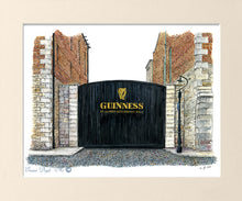 Cargar imagen en el visor de la galería, Irish landmark Print - Guinness Gate(2023) St. James's Gate Brewery, Dublin , Ireland
