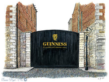 Cargar imagen en el visor de la galería, Irish landmark Print - Guinness Gate(2023) St. James's Gate Brewery, Dublin , Ireland