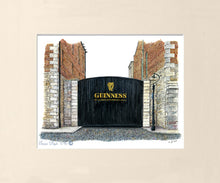 Cargar imagen en el visor de la galería, Irish landmark Print - Guinness Gate(2023) St. James's Gate Brewery, Dublin , Ireland