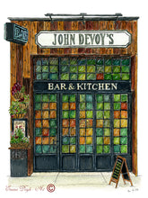 Cargar imagen en el visor de la galería, Irish Bar Print - John Devoy's Bar & Kitchen, NYC, USA