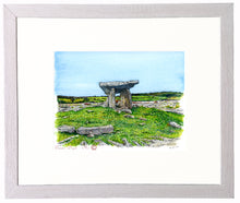 Load image into Gallery viewer, Irish Landmark Print - Poulnabrone Dolmen, The Burren, Co. Clare , Ireland