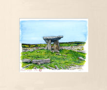 Load image into Gallery viewer, Irish Landmark Print - Poulnabrone Dolmen, The Burren, Co. Clare , Ireland