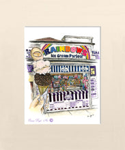 Load image into Gallery viewer, Irish Shop Print - Rainbows Ice Cream Parlour, Bray, Co. Wicklow, Ireland