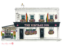 Load image into Gallery viewer, Irish Pub Print - The Vintage Inn - Rainbow Flags