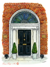 Load image into Gallery viewer, Irish Print - Georgian Door, 12 Merrion Square, Dublin, Ireland