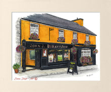 Load image into Gallery viewer, Irish Pub Print - Burke's,  Clonbur, Galway, Ireland