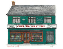 Load image into Gallery viewer, Irish Pub Print - Churchtown Stores , Dublin, Ireland