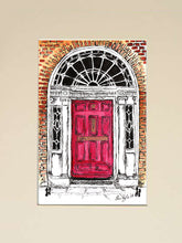 Load image into Gallery viewer, Fuchsia Georgian Door, Merrion Square, Dublin, Ireland