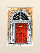 Load image into Gallery viewer, Red Georgian Door, Merrion Square, Dublin, Ireland