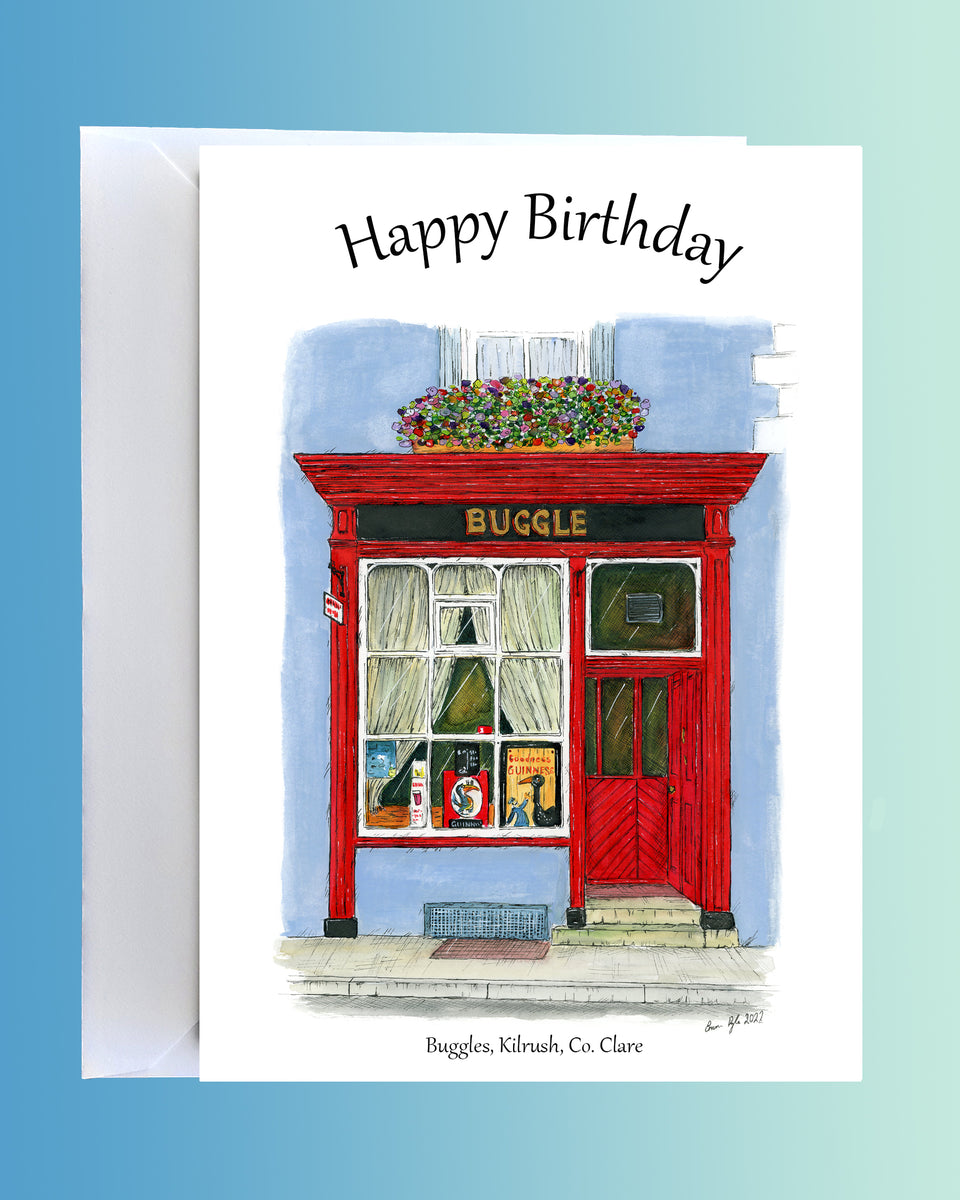 Personalised Greeting Card Special Occasion Day! Emma Doyle Art