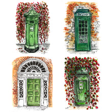 Load image into Gallery viewer, Irish Coaster - Single Coaster - Telephone and Post Boxes of Ireland