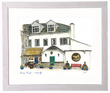 Load image into Gallery viewer, Irish Pub Print - Johnny Burkes Pub, Armada Hotel, Spanish Point, Co. Clare , Ireland