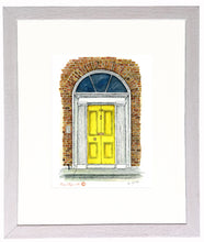 Load image into Gallery viewer, Irish Print - 110 Yellow Georgian Door, Dublin, Ireland