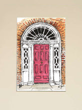 Load image into Gallery viewer, Pink Georgian Door, Merrion Square, Dublin, Ireland