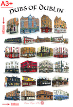 Load image into Gallery viewer, Pubs Of Dublin Poster - Second Collection