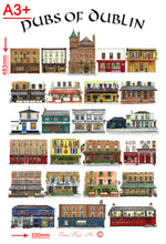 Load image into Gallery viewer, Pubs Of Dublin Poster - Third Collection