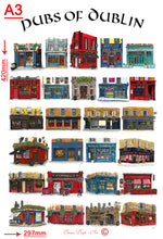 Load image into Gallery viewer, Pubs Of Dublin Poster - Fourth Collection