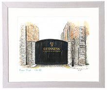 Cargar imagen en el visor de la galería, Irish landmark Print - Guinness Gate, St. James's Gate Brewery, Dublin , Ireland