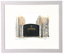 Cargar imagen en el visor de la galería, Irish landmark Print - Guinness Gate, St. James's Gate Brewery, Dublin , Ireland