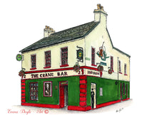 Load image into Gallery viewer, Irish Pub Print - The Crane Bar, Galway, Ireland
