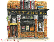 Load image into Gallery viewer, Irish Pub Print - The International Bar, Dublin, Ireland