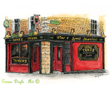 Load image into Gallery viewer, Irish Pub Print - Toner's Pub, Dublin, Ireland