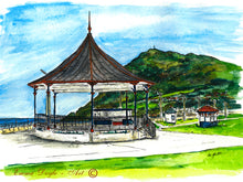 Cargar imagen en el visor de la galería, Irish Print - Victorian Bandstand & Bray Head, Bray, Co. Wicklow , Ireland