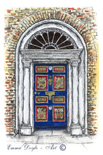 Load image into Gallery viewer, Irish Print - Georgian Door, 86 Merrion Square, Dublin, Ireland