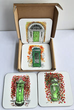 Load image into Gallery viewer, Irish Coaster - Single Coaster - Telephone and Post Boxes of Ireland