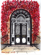 Load image into Gallery viewer, Irish Door Print - Ivy Door, Dublin, Ireland