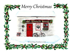 Personalised Christmas Cards - Pack of 10 cards - Choose up to 10 Christmas cards