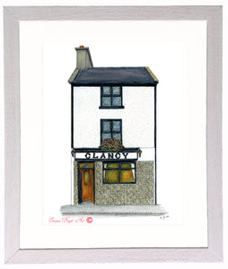 Irish Pub Print - Clancy's, Miltown Malbay, Co. Clare, Ireland