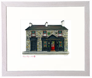 Irish Pub Print - Gus O'Connor's Pub 2023, Doolin, Co. Clare, Ireland