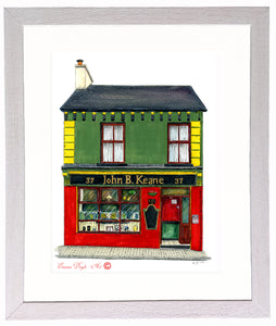 Irish Pub Print - John B. Keane's Pub, Listowel, Co. Kerry , Ireland