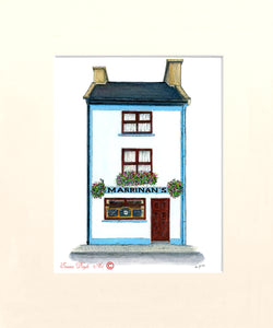 Irish Pub Print - Marrinan's Bar, Miltown Malbay, Co. Clare, Ireland