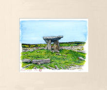 Load image into Gallery viewer, Irish Landmark Print - Poulnabrone Dolmen, The Burren, Co. Clare , Ireland
