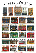 Load image into Gallery viewer, Pubs Of Dublin Poster - First Collection
