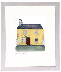 Irish Pub Print - T. O'Brien Bar, Liscannor, Co. Clare, Ireland