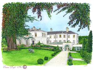 Irish Print - Tankardstown House, Rathkenny, Co. Meath, Ireland