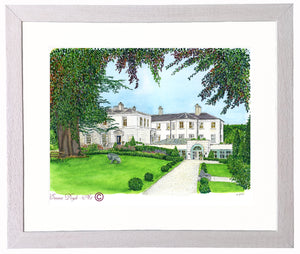 Irish Print - Tankardstown House, Rathkenny, Co. Meath, Ireland