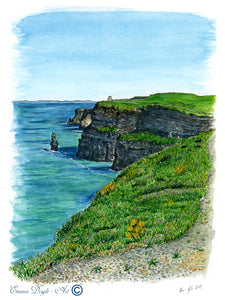 Irish Scenery - The Cliffs Of Moher, Co. Clare , Ireland