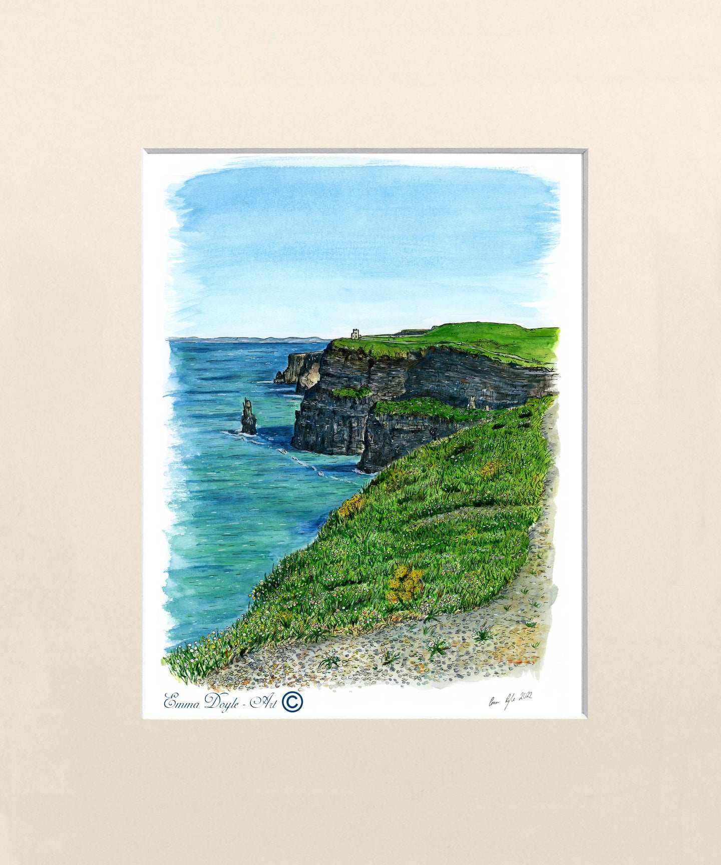 Irish Scenery - The Cliffs Of Moher, Co. Clare , Ireland
