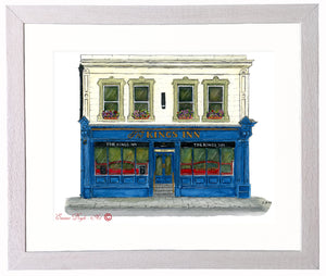 Irish Pub Print - The King's Inn, Dalkey, Co. Dublin, Ireland
