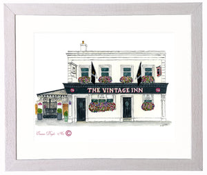 Irish Pub Print - The Vintage Inn