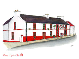 Irish Print - The Olde Glen Bar, Carrigart, Co. Donegal, Ireland