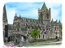 Cargar imagen en el visor de la galería, Irish Print - Christ Church Cathedral, Dublin, Ireland
