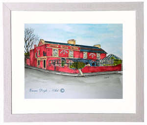 Irish Pub Print - The Harbour Bar, Bray, Co. Wicklow , Ireland
