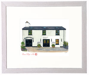 Irish Print - Dolly's Café, Liscannor, Co. Clare, Ireland.
